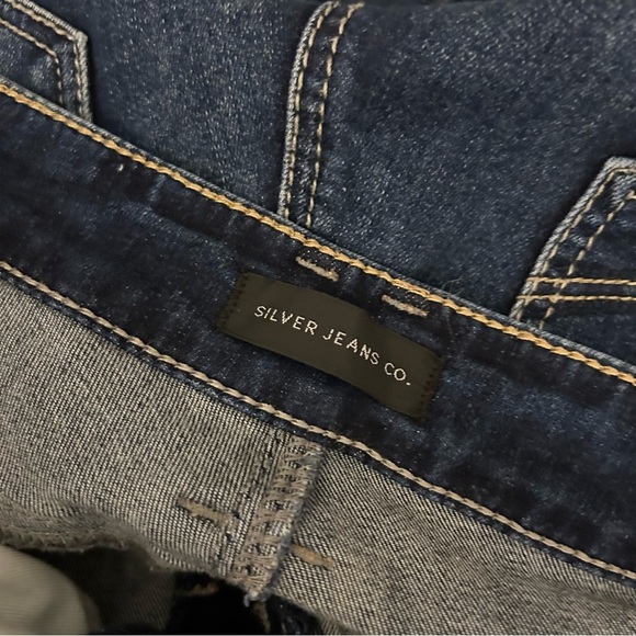 💕 Silver Suki Skinny Women's Blue Jeans 28x31 - Picture 5 of 11